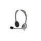 Logitech Stereo headset H111 Built-in microphone 3.5 mm Grey