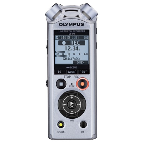 Olympus LS-P1 LCD Microphone connection 96kHz/24bit Linear PCM Digital Stereo