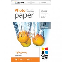 ColorWay Photo Paper 20 pc. PG230020A4 Glossy A4 230 g/m²