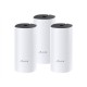 TP-LINK Whole Home Mesh WiFi System Deco M4 (3-Pack) 802.11ac 300+867 Mbit/s 10/100/1000 Mbit/s Ethernet LAN (RJ-45) ports 2 Mes