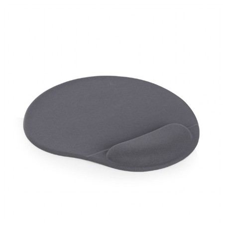 Gembird MP-GEL-GR Gel mouse pad with wrist support, grey Comfortable Gel mouse pad Grey