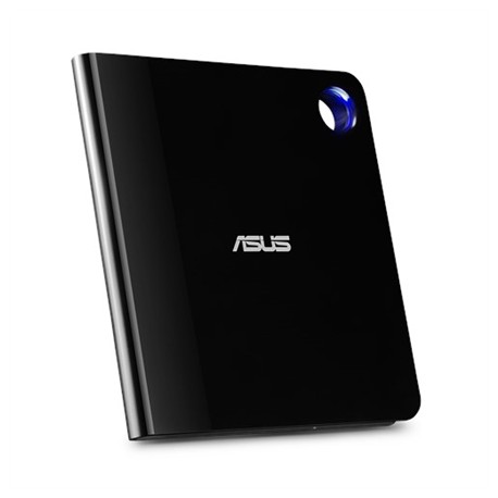 Asus Interface USB 3.1 Gen 1 CD read speed 24 x CD write speed 24 x Black Ultra-slim Portable USB 3.1 Gen 1 Blu-ray burner with 