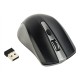 Gembird MUSW-4B-04-GB 2.4GHz Wireless Optical Mouse USB Optical Mouse Spacegrey/Black