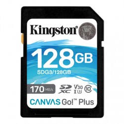 Kingston Canvas Go! Plus 128 GB SD Flash memory class 10