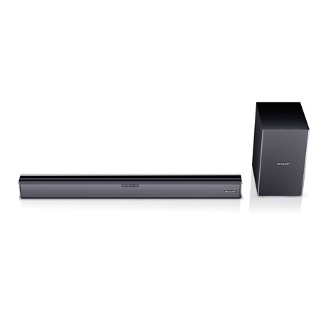 Sharp HT-SBW182 2.1 Slim Soundbar HDMI, Optical, Bluetooth 160 W Bluetooth Wireless connection Black AUX in