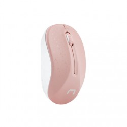 Natec Mouse, Toucan, Wireless, 1600 DPI, Optical, Pink-White Natec Mouse Pink/White Toucan Wireless