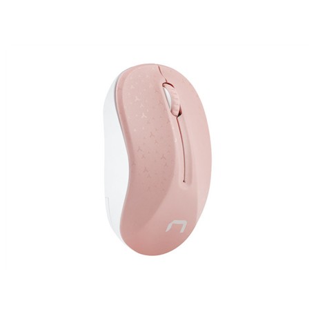 Natec Mouse, Toucan, Wireless, 1600 DPI, Optical, Pink-White Natec Mouse Pink/White Toucan Wireless