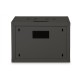 Digitus Wall Mounting Cabinet DN-19 07-U-SW Black IP protection class: IP20 Front door: Glass door, single opening Cabinet type: