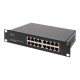 Digitus 16-port Gigabit Ethernet Switch DN-80115 Unmanaged Rackmountable Power supply type Internal