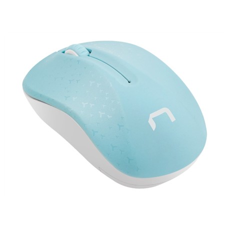 Natec Mouse, Toucan, Wireless, 1600 DPI, Optical, Blue/White Natec Mouse Blue/White Toucan Wireless