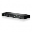 Aten CS1716A 16-Port PS/2-USB VGA KVM Switch with Daisy-Chain Port and USB Peripheral Support Aten 16-Port PS/2-USB VGA KVM Swit