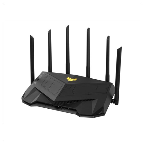 Asus Dual Band WiFi6 Gigabit Router TUF Gaming AX6000 802.11ax 1148+4804 Mbit/s 10/100/1000 Mbit/s Ethernet LAN (RJ-45) ports 5 