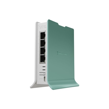 MikroTik hAP ax lite Router MikroTik hAP ax lite Router L41G-2axD 802.11ax 574 Mbit/s Ethernet LAN (RJ-45) ports 4 Mesh Support 