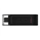 Kingston USB Flash Drive DataTraveler 70 256 GB USB 3.2 Gen 1 Type-C Black
