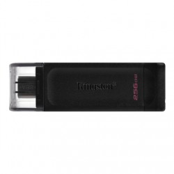 Kingston USB Flash Drive DataTraveler 70 256 GB USB 3.2 Gen 1 Type-C Black