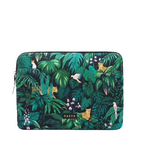Casyx Casyx for MacBook SLVS-000020 Fits up to size 13 ”/14 " Sleeve Deep Jungle Waterproof