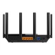 TP-LINK AXE5400 Tri-Band Gigabit Wi-Fi 6E Router Archer AXE75 802.11ax 10/100/1000 Mbit/s Ethernet LAN (RJ-45) ports 4 Mesh Supp