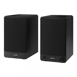 Sharp CP-SS30 Bookshelf Speakers, Black Sharp Speakers CP-SS30(BK) Bookshelf 60 W Wireless connection Black Bluetooth