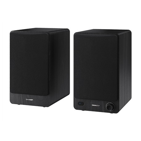 Sharp CP-SS30 Bookshelf Speakers, Black Sharp Speakers CP-SS30(BK) Bookshelf 60 W Wireless connection Black Bluetooth