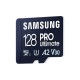 Samsung MicroSD Card PRO Ultimate 128 GB microSDXC Memory Card Flash memory class U3, V30, A2 SD adapter