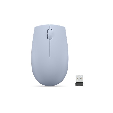 Lenovo 300 Wireless Compact Mouse (Frost Blue) with battery Lenovo