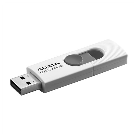 ADATA UV220 64 GB USB 2.0 White/Gray