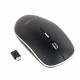 Gembird Silent Optical Mouse MUSW-4BSC-01 Black USB-C Wireless