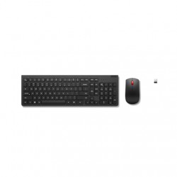 Lenovo Essential Wireless Combo Keyboard and Mouse Gen2 Keyboard and Mouse Set 2.4 GHz NORD Black