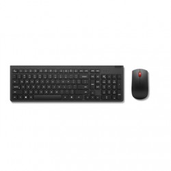 Lenovo Essential Wireless Combo Keyboard and Mouse Gen2 Keyboard and Mouse Set 2.4 GHz LT Black