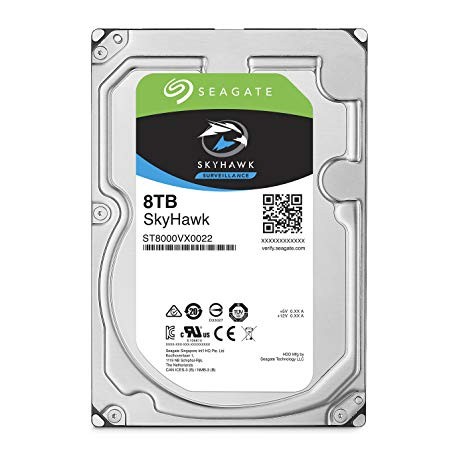 8TB SEAGATE SURVEILLANCE SKYHAWK 3.5“, HDD SATA 8TB 7200RPM SATA 6G