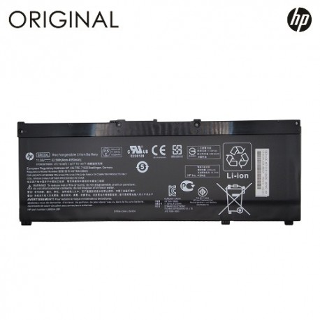 Nešiojamo kompiuterio baterija HP SR03XL, 4550mAh, Original