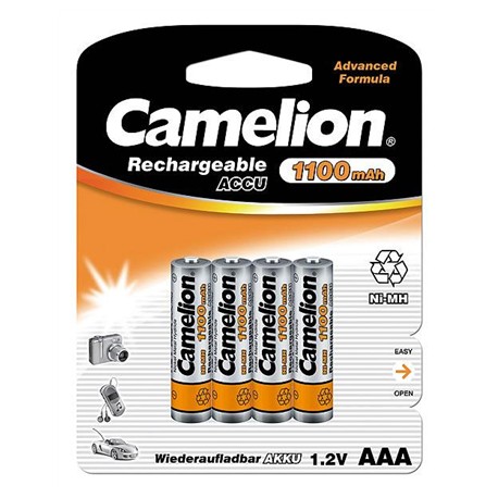 Camelion | AAA/HR03 | 1100 mAh | Rechargeable Batteries Ni-MH | 4 pc(s)