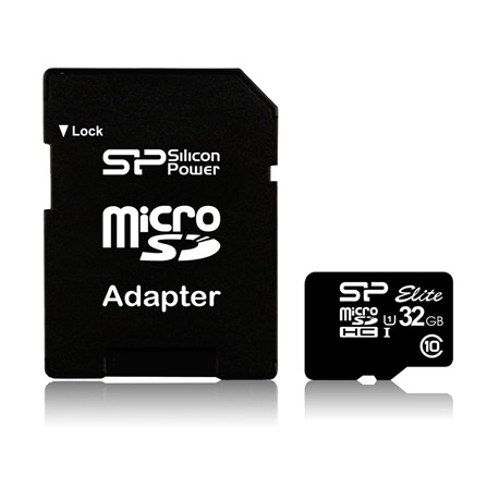Silicon Power | Elite UHS-I | 16 GB | MicroSDHC | Flash memory class 10 | SD adapter