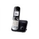 Panasonic | Cordless | KX-TG6811FXB | Built-in display | Caller ID | Black | Conference call | Phonebook capacity 120 entries | 