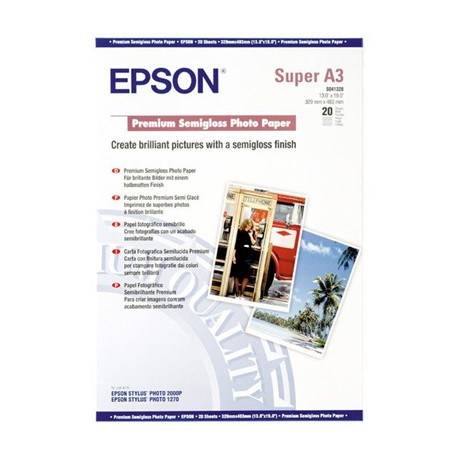 Epson Semigloss Photo Paper DIN A3+, 250g/m2, 20 sheets Epson