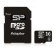 Silicon Power | 16 GB | MicroSDHC | Flash memory class 10 | SD adapter