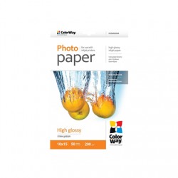 ColorWay | 200 g/m² | 10x15 | High Glossy Photo Paper