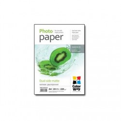 ColorWay | 220 g/m² | A4 | Matte Dual-Side Photo Paper