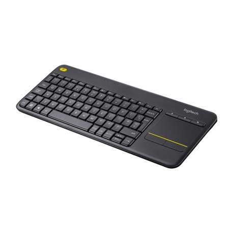 Logitech | K400 Plus | Keyboard with Trackpad | Wireless | NL | Black | USB port | 380 g