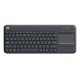 Logitech | K400 Plus | Keyboard with Trackpad | Wireless | NL | Black | USB port | 380 g