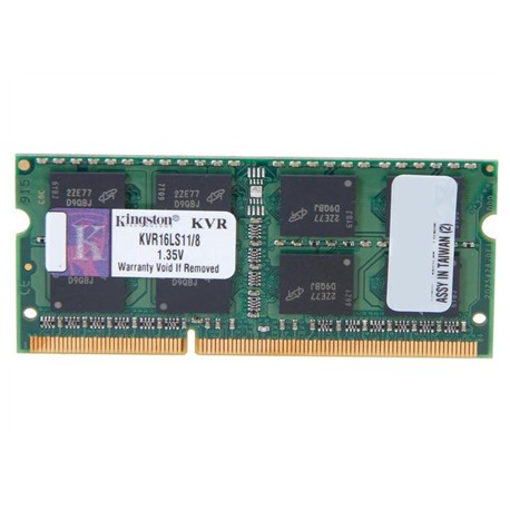 Kingston | 8 GB | DDR3 | 1600 MHz | Notebook | Registered No | ECC No