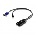 Aten USB VGA Virtual Media KVM Adapter Aten | 1 x RJ-45 Female,1 x USB Type A Male 1 x HDB-15 Male | Adapter | USB VGA Virtual M