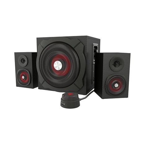 GENESIS Helium 610BT Computer Speakers, Wired, Bluetooth, Black Genesis | Helium 610BT | Bluetooth | Red/Black | Computer Speake