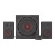 GENESIS Helium 610BT Computer Speakers, Wired, Bluetooth, Black Genesis | Helium 610BT | Bluetooth | Red/Black | Computer Speake