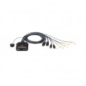 Aten | USB DisplayPort Cable with Remote Port Selector | CS22DP | 2-Port KVM Switch