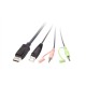 Aten | USB DisplayPort Cable with Remote Port Selector | CS22DP | 2-Port KVM Switch