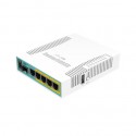 Mikrotik Wired Ethernet Router RB960PGS, hEX PoE, CPU 800MHz, 128MB RAM, 16MB, 1xSFP, 5xGigabit LAN, 1xUSB, Power Output On port