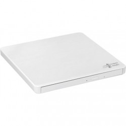 H.L Data Storage | Ultra Slim Portable DVD-Writer | GP60NW60 | Interface USB 2.0 | DVD±R/RW | CD read speed 24 x | CD write spee