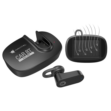 Navitel | Multifunctional Bluetooth Headset | Solar Car BT | Hands free device | Bluetooth | g | Black | Recharge indicator