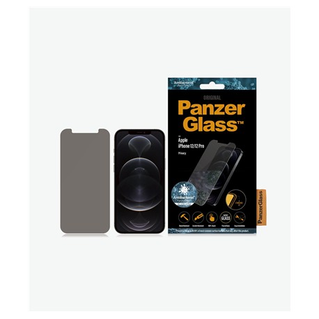 PanzerGlass | Apple | For iPhone 12/12 Pro | Tempered Glass | Transparent | Privacy glass